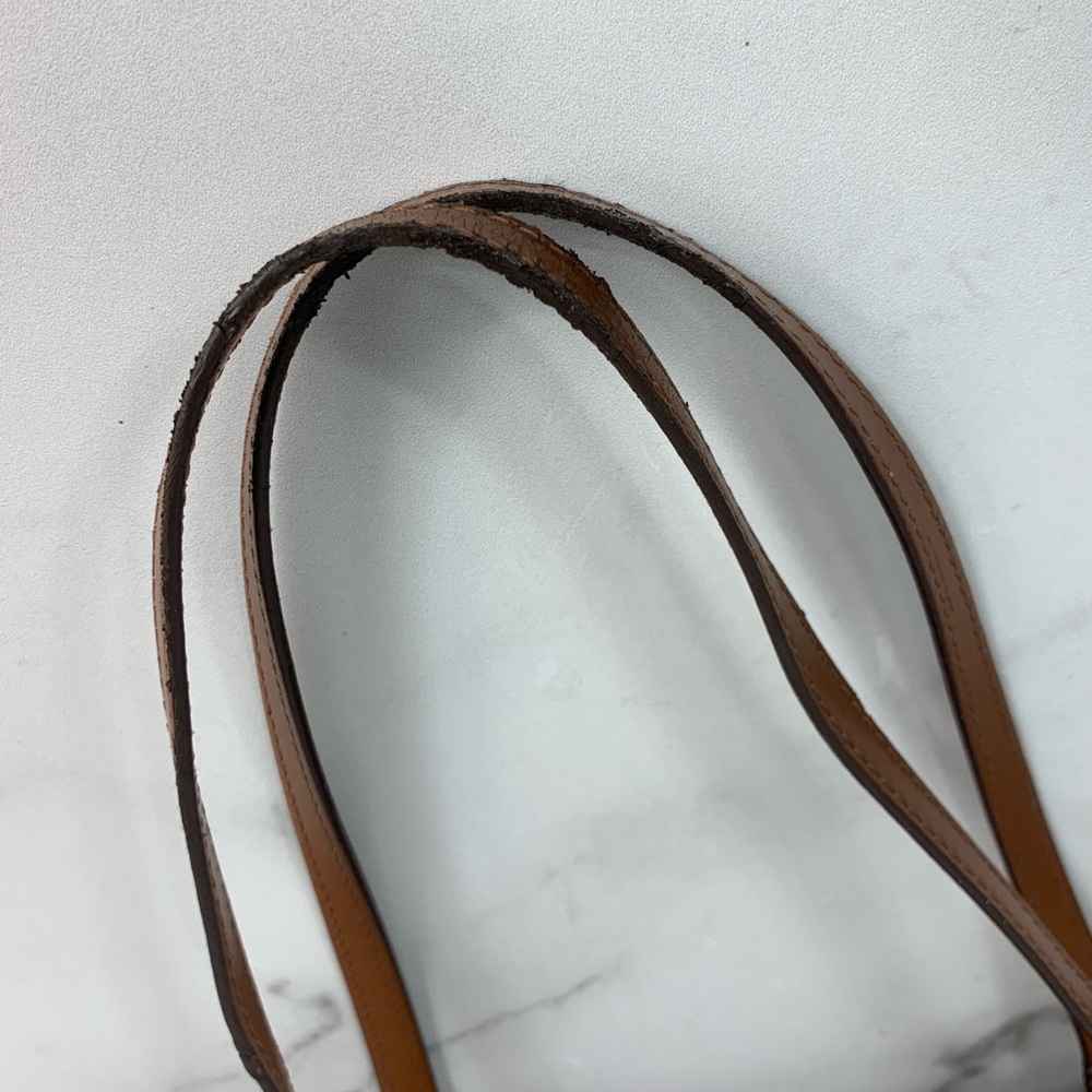 LAUREN RALPH LAUREN Horsebit Canvas Black and Brown Coated Canvas Tote Bag - Picture 5 of 16